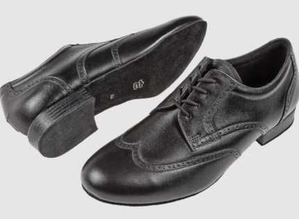 Diamant muške cipele za ballroom i latin plesove, lakirani oxford stil.